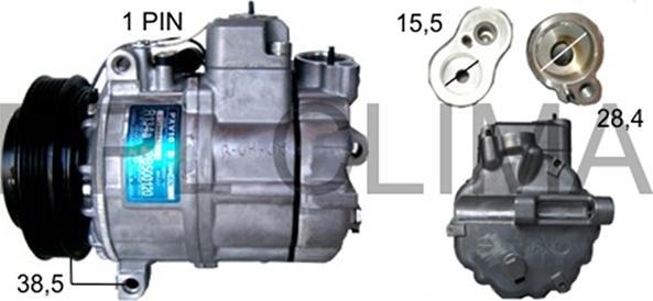 RPLQuality APCOLR0016 - Compressor, air conditioning autospares.lv