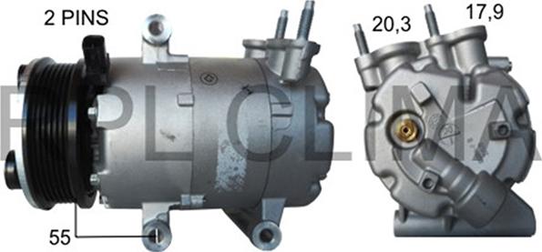 RPLQuality APCOLR0021 - Compressor, air conditioning autospares.lv