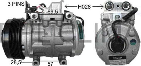 RPLQuality APCOMB5001 - Compressor, air conditioning autospares.lv