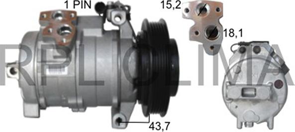 RPLQuality APCOMB0042 - Compressor, air conditioning autospares.lv