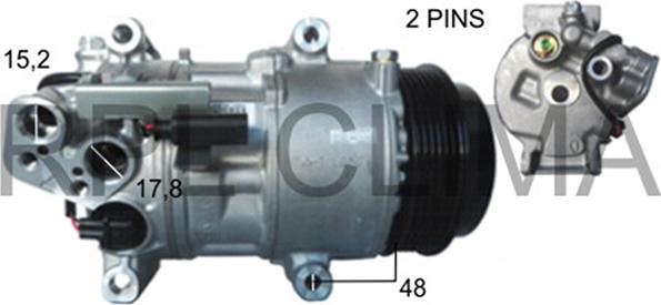 RPLQuality APCOMB0059 - Compressor, air conditioning autospares.lv