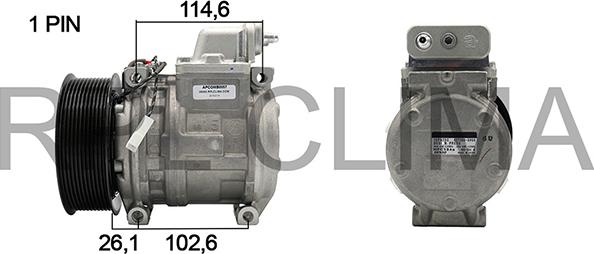 RPLQuality APCOMB0057 - Compressor, air conditioning autospares.lv