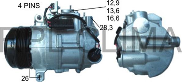 RPLQuality APCOMB0065 - Compressor, air conditioning autospares.lv