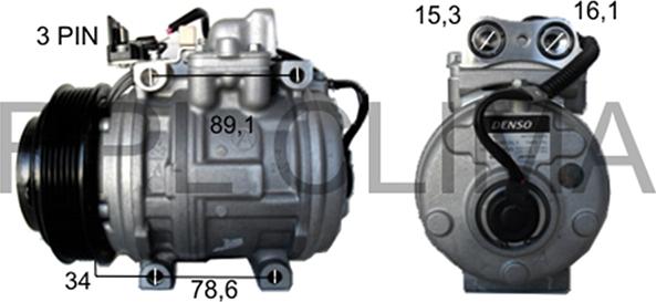 RPLQuality APCOMB5019 - Compressor, air conditioning autospares.lv