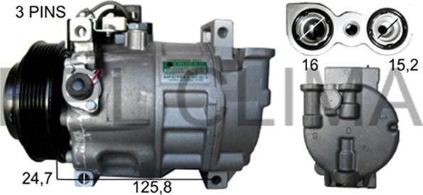 RPLQuality APCOMB0014 - Compressor, air conditioning autospares.lv