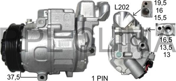 RPLQuality APCOMB0015 - Compressor, air conditioning autospares.lv