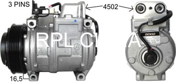 RPLQuality APCOMB5017 - Compressor, air conditioning autospares.lv