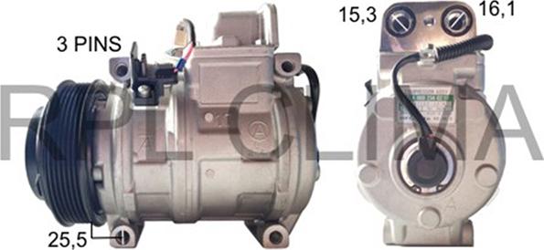 RPLQuality APCOMB0017 - Compressor, air conditioning autospares.lv