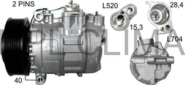 RPLQuality APCOMB0034 - Compressor, air conditioning autospares.lv