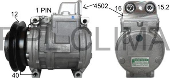 RPLQuality APCOMB0026 - Compressor, air conditioning autospares.lv