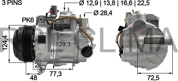 RPLQuality APCOMB0071 - Compressor, air conditioning autospares.lv