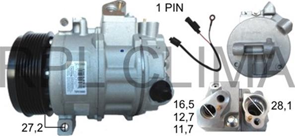 RPLQuality APCOMB2036 - Compressor, air conditioning autospares.lv