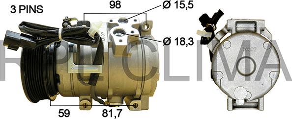 RPLQuality APCOMI0048 - Compressor, air conditioning autospares.lv