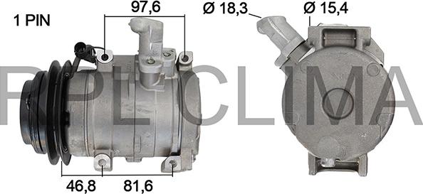 RPLQuality APCOMI0030 - Compressor, air conditioning autospares.lv