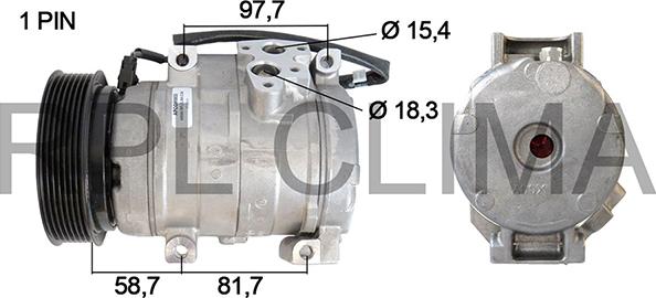 RPLQuality APCOMI0033 - Compressor, air conditioning autospares.lv