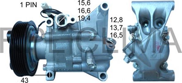 RPLQuality APCOMZ0020 - Compressor, air conditioning autospares.lv