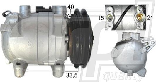 RPLQuality APCONI5034 - Compressor, air conditioning autospares.lv