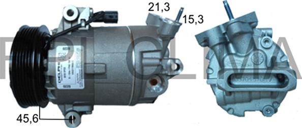 RPLQuality APCONI0057 - Compressor, air conditioning autospares.lv