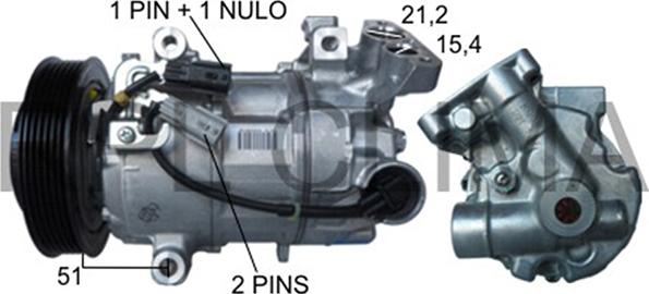 RPLQuality APCONI5068 - Compressor, air conditioning autospares.lv