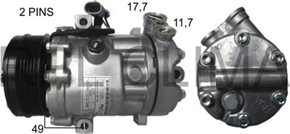 RPLQuality APCOOP5018 - Compressor, air conditioning autospares.lv