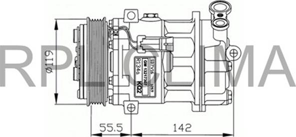 RPLQuality APCOOP0048 - Compressor, air conditioning autospares.lv