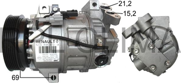 RPLQuality APCORE5084 - Compressor, air conditioning autospares.lv