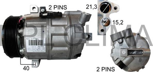 RPLQuality APCORE5079 - Compressor, air conditioning autospares.lv