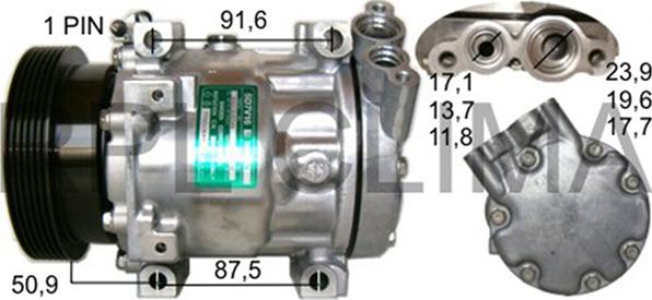 RPLQuality APCORE5063 - Compressor, air conditioning autospares.lv