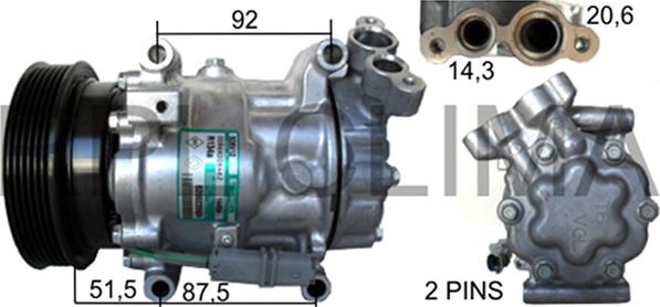 RPLQuality APCORE0083 - Compressor, air conditioning autospares.lv