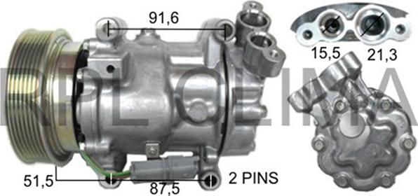 RPLQuality APCORE0077 - Compressor, air conditioning autospares.lv