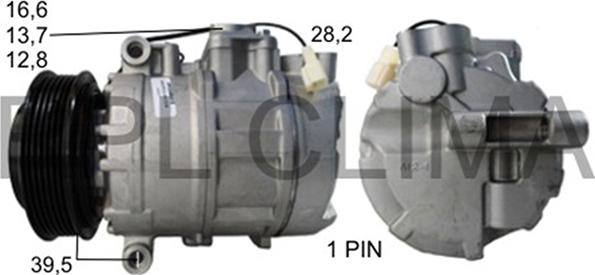 RPLQuality APCOSB5012 - Compressor, air conditioning autospares.lv