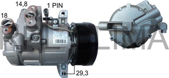 RPLQuality APCOSU5016 - Compressor, air conditioning autospares.lv