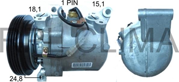 RPLQuality APCOSU0019 - Compressor, air conditioning autospares.lv