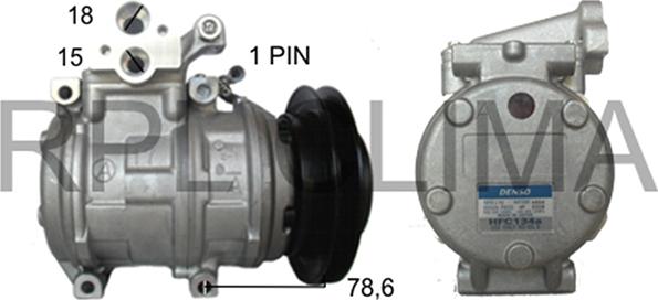 RPLQuality APCOTO5011 - Compressor, air conditioning autospares.lv