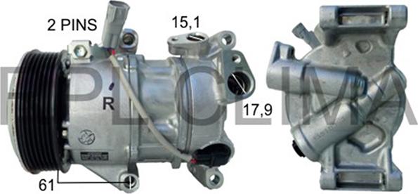 RPLQuality APCOTO0090 - Compressor, air conditioning autospares.lv