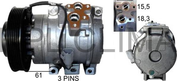 RPLQuality APCOTO0056 - Compressor, air conditioning autospares.lv