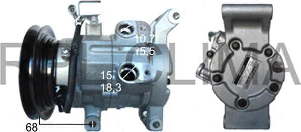 RPLQuality APCOTO0060 - Compressor, air conditioning autospares.lv