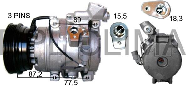 RPLQuality APCOTO0034 - Compressor, air conditioning autospares.lv