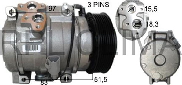 RPLQuality APCOTO0037 - Compressor, air conditioning autospares.lv