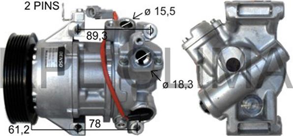 RPLQuality APCOTO5028 - Compressor, air conditioning autospares.lv