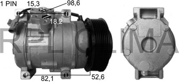 RPLQuality APCOTO0027 - Compressor, air conditioning autospares.lv