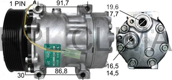 RPLQuality APCOVO5014 - Compressor, air conditioning autospares.lv