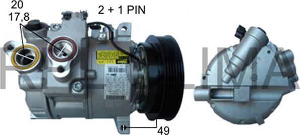 RPLQuality APCOVO0040 - Compressor, air conditioning autospares.lv