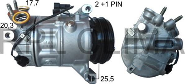 RPLQuality APCOVO0038 - Compressor, air conditioning autospares.lv