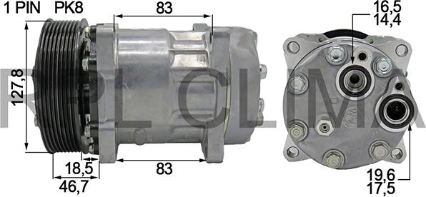 RPLQuality APCOVO0022 - Compressor, air conditioning autospares.lv