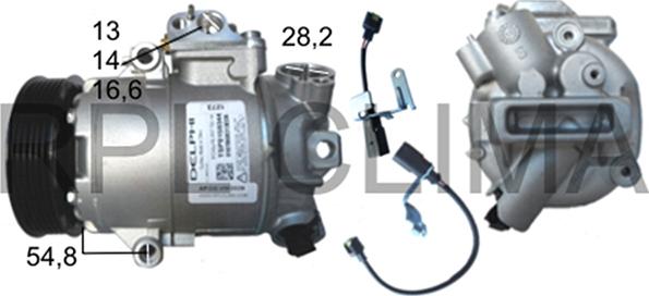 RPLQuality APCOVW2026 - Compressor, air conditioning autospares.lv