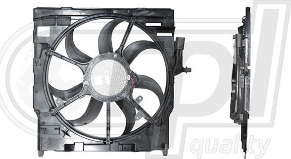 RPLQuality APELBW5037 - Fan, radiator autospares.lv