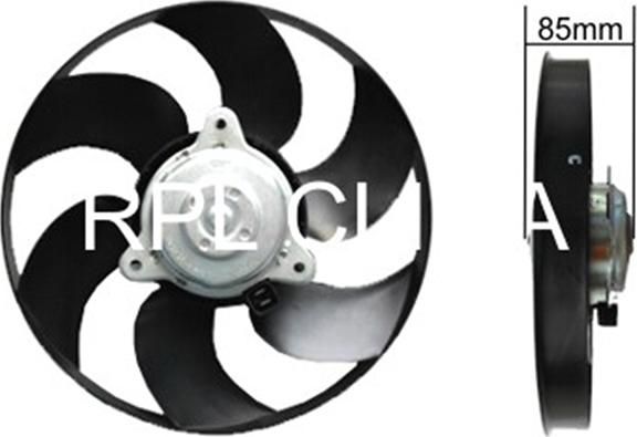 RPLQuality APELCI0030 - Fan, radiator autospares.lv