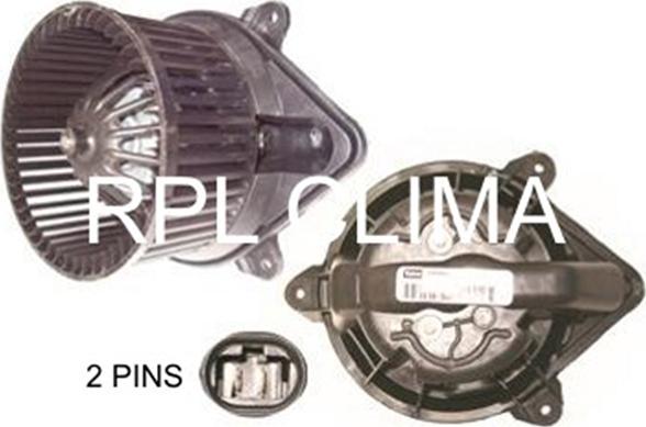 RPLQuality APVTRE0016 - Electric Motor, interior blower autospares.lv