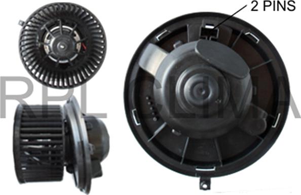 RPLQuality APVTRE5023 - Electric Motor, interior blower autospares.lv